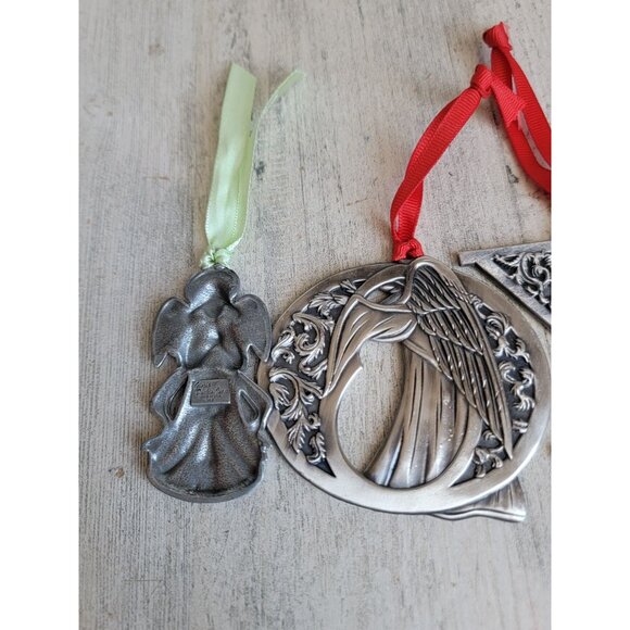 Metal Angel letter cherub religious ornament extra set - Picture 6 of 6